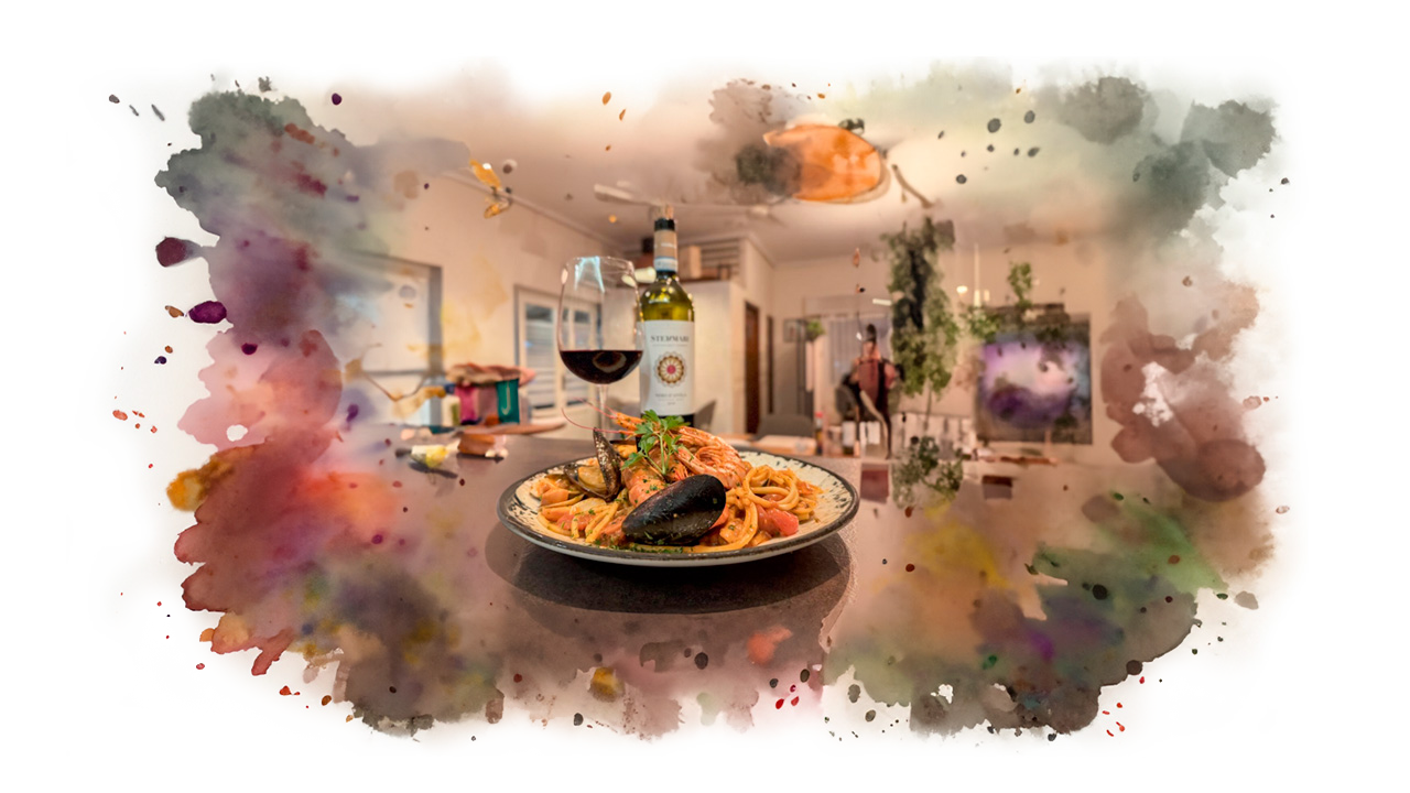 Pasta Fruto di Mare Il Porko Rosso